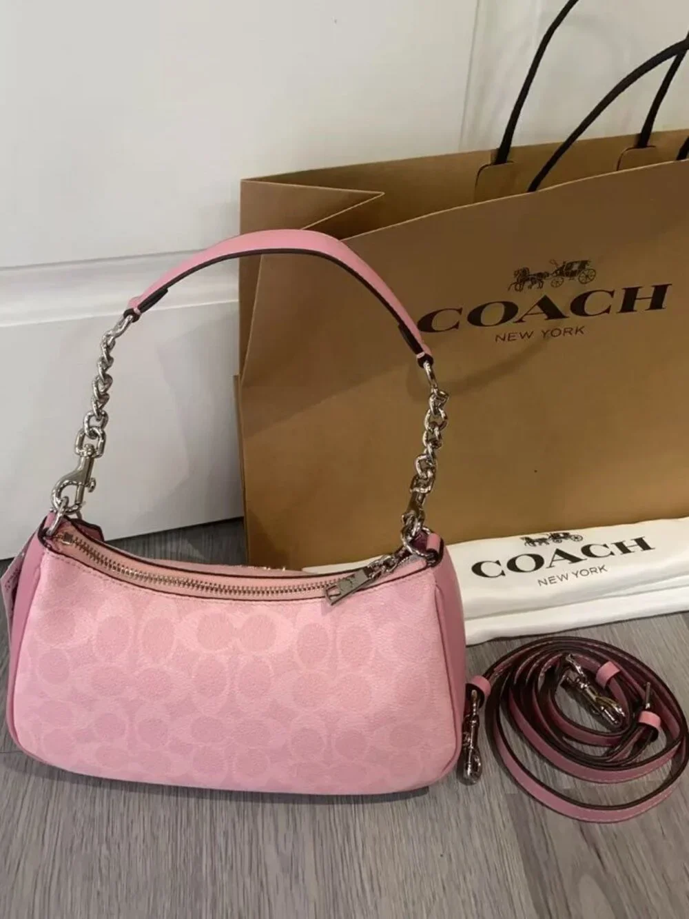 COACH Teri Shoulder Bag In Signature Canvas